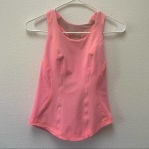Lululemon Pink and Orange WorkOut Tank Top Size 4